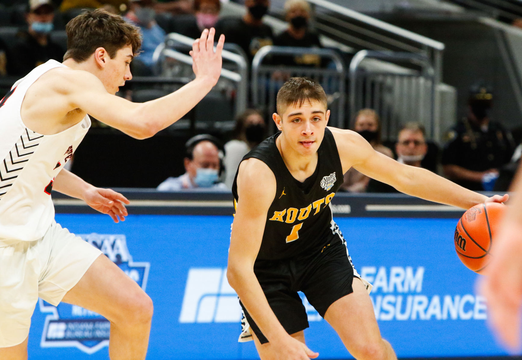 Gallery: Class A boys basketball state final: Kouts vs. Barr-Reeve